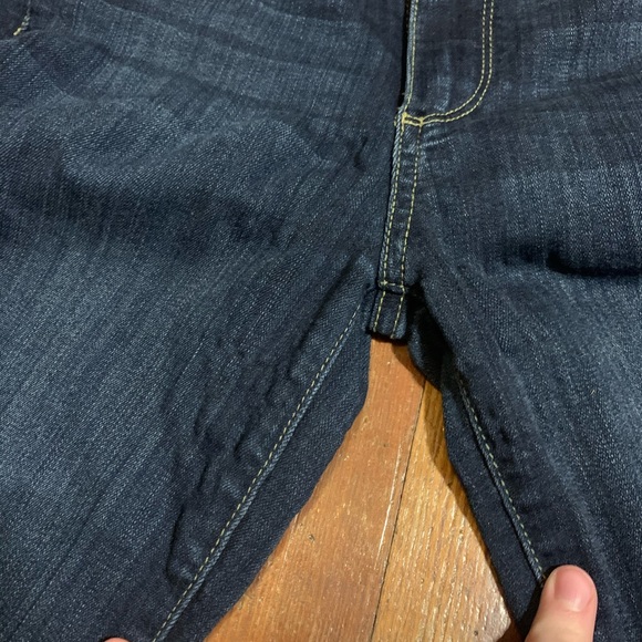 WOMENS PAIGE DARK WASH SKINNY JEANS - Picture 4 of 5